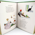 The Rhymes of Goochy Goggles and His Pollywog Named "Woggles" written by Andrew F. Underhill, illustrated by Katharine Sturges. Interior page with poems and illustrations.
