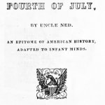 Story for the Fourth of July. Title page.