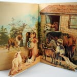 We Visit the Farm reproduction. Illustrated spread