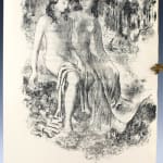 Odes / Odas by John Keats, translated by J.R. Wilock, illustrated by Raúl Veroni. Interior page, illustration of two women.
