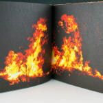 Pizza from Scratch by David Esslemont. Interior page, image of fire.