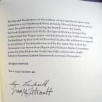 Declaration of Sentiments illustrated by Susan Lowdermilk. Colophon