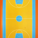 Empty Space by Dongjoo Seo. Interior page, basketball court.