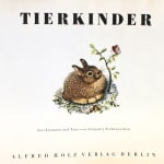 Tierkinder (Animal Babies) by Jewgenij Tscharuschin. Title page.