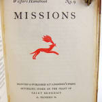 Welfare Handbook No. 8: Education. Together with: Welfare Handbook No. 9: Missions, and Welfare Handbook No. 10: War Memorial illustrated by Eric Gill. Title page No 9.