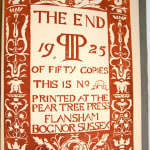 Ten Designs for the Two Gentlemen of Verona. Colophon