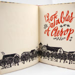 Twelve Fables of Aesop. Title-page spread