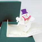Winter's Tale. An Original Pop-Up Journey by Robert Sabuda. Signed pop-up card