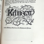 The Tale of Beowulf Sometime King of the Weder Geats, printed by the Kelmscott Press. Colophon