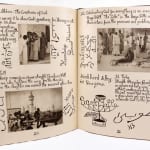 Touba - New York. Illustrated text spread