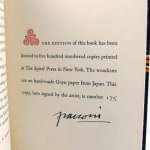 Woodcuts by Antonio Frasconi. Colophon