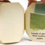 Master Papermakers: Dard Hunter and Harrison Elliott. Paper samples
