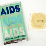 Unopened Pack of AIDS Awareness Trading Cards