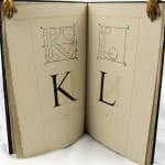 The Construction of Roman Letters by Albrecht Dürer. Text spread