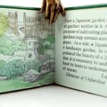 The Bronte Garden Book. Illustrated text spread