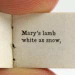 Mary's Lamb. Text page