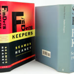 Finders Keepers by Seamus Heaney. Front and back covers of British and American editions.