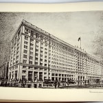 Proposal for Boston's Park Square Building. Illustration