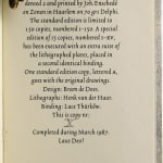 Rip Van Winkle. Colophon