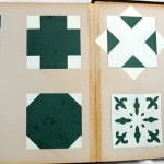 Froebel album. Paper cutting spread