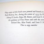Alexander and the Priest of Hammon by Walter Savage Landor. Colophon