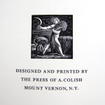 The Mad Hermit. Seven Drawings from Wilderness, A Journal of Quiet Adventures in Alaska. Colophon