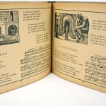 A Arte e a Máquina by Oliviera Cabral. Illustrated text spread