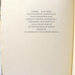Novum Psalterium Pii XII. An Unfinished Folio Edition by Brother Antoninus, O.P. Colophon