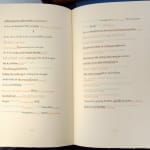 New World Suite Number Three: A Poem in Four Movements for Three Voices. Text spread
