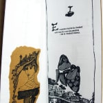 Pasos, Paseos, Pasadizos, 1985-1993. Illustrated text spread