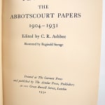 Peckover. The Abbotscourt Papers. Title page