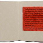 Seeing Trilogy by Emily Larned. Text spread