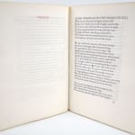 Seven Poems & Two Translations by Alfred Lord Tennyson, published by the Doves Press. Text spread