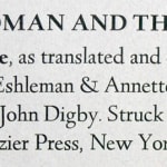 The Woman and the Knife by Aimé Césaire, illustrated by John Digby. Colophon.