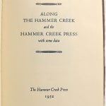 Along the Hammer Creek and the Hammer Creek Press. Title page