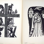 Prints from the Drawings Appearing in "The Catholic Worker." by Fritz Eichenberg. Interior pages, two photo engravings.