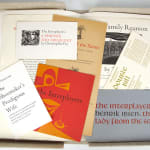 More Printing for Theater. A Portfolio of Ephemera. Ephemera