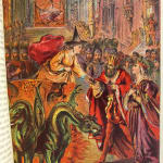 Spiashchaia Tsarevna [The Sleeping Princess]. Interior page, illustration.