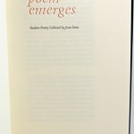 The Poem Emerges edited by Joan Stone. Title page.