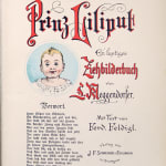 Prinz Liliput. Ein lustiges Ziehbilderbuch by Lothar Meggendorfer. Title page
