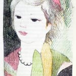 The Garden Party and Other Stories by Katherine Mansfield, illustrated by Marie Laurencin and designed by Hans Marderstieg. Color lithograph.