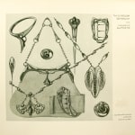 Neuer Schmuck by Maurice Dufrène, illustrated by A. Calavas. Interior page, jewelry design.