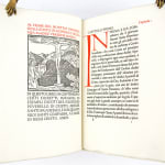 I Fioretti di S. Francesco di Assisi. Illustrated text page