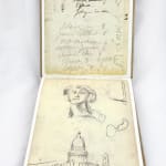 Paul Cezanne Sketchbook, 1875-1885. Illustrated spread