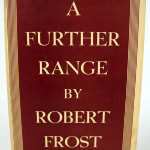 A Further Range by Robert Frost. Front of dust jacket
