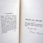 Héloïse and Abélard by George Moore. Colophon