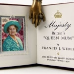 Majesty: Britain's "Queen Mum" by Francis J. Weber. Title page.