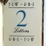 JLW-GBS 2 Letters by James Lamar Weygand and George Bernard Shaw. Title page.