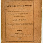 The Wonders of the World: Described According to the Best and Latest Authorities, and Illustrated by Engravings by Rev. C.C. Clarke. Front cover board.