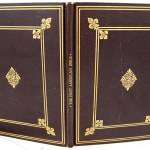 The First American Bible ; A Leaf From a Copy of the Bible Translated into the Indian Language by John Eliot and Printed at Cambridge in New England in the Year 1663. Binding